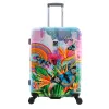 Średnia walizka Saxoline Butterfly Nature 66l